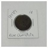 1847/7 Overdate Large Cent