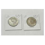 1968 and 1969 40% Silver Kennedy Halves