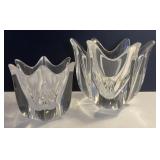 Set of Crystal Tulip Bowls