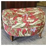 Half Moon Upholstered Ottoman