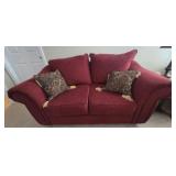Loveseat with Pillows