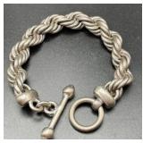Sterling Silver Rope Bracelet