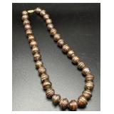 Hand Knotted Baroque Pearl and 14Kt Gold Necklace