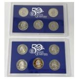 2002 and 2003 Proof State Quarters