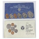 1991 and 1992 Mint Set