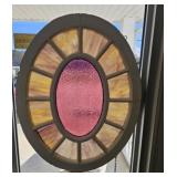 Oval Stained Glass Window B