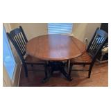Drop-Leaf Kitchen Table with Two Dining Chairs