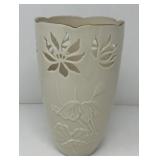 Lenox Open Work Leaf Design Vase