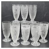 Set of Herringbone and Iris Parfait Glasses