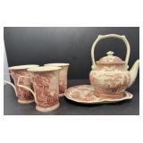 Transferware Teaset