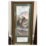 Eagle Inspirational Print with Four Plates