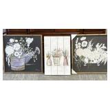 Three Floral Pictures