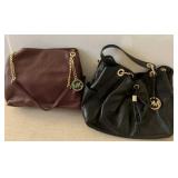 Michael Kors Chain Link Leather Purses