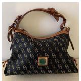 Dooney and Burke Logo Canvas Purse