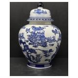 Delft Style Ginger Jar