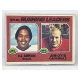 1976 Topps 1975 NFL Rushing Leaders Card #203