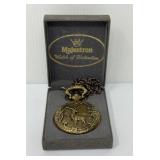 Majestron Quartz Hunting Pocketwatch in Box