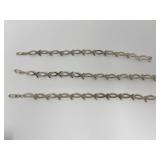 Sterling Fish Bracelets