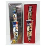 Patriotic Knife in Sheath