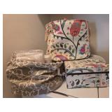 Laundry Bags  Shower Curtain and Sheets Set