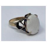 14K Gold Opal Ring