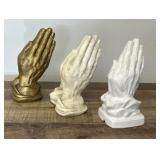 Trio of Praying Hands
