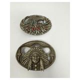 Native American Style Belt Buckles