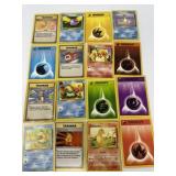 Sixteen 1999 Pokémon Cards