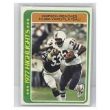 1978 Topps 1977 Highlights of HOF O.J. Simpson