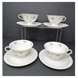 Barometer German China Celeste and Violet Cups