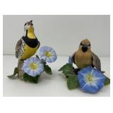 Lenox Western Meadowlark & Cedar Waxwing