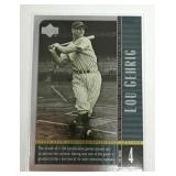 INSERT CARD UPPERDECK HOF LOU GEHRIG
