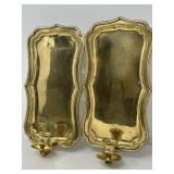 Brass Wall Candle Holders