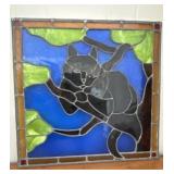 Cat Stained Glass Art