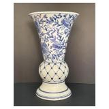 Blue and White Bouquet Vase