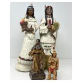 Thanksgiving Couple and Figurines