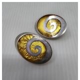 Sterling Silver Varga Clip Earrings