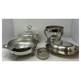Assorted Silver Plate Serving Dishes