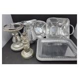Pewter Serving Dishes and Pitcher and more
