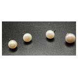 10KT and 14KT Gold with Pearl Earrings