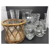Crystal and Glass Vases