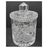 Vintage Lead Crystal Biscuit Jar