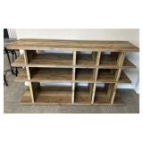 Barn Wood Style Display Shelf