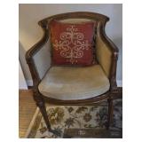 French Style Arm Side Chair