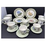 Princess House Vintage Garden Floral Dishes
