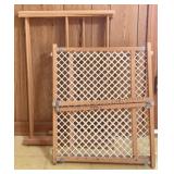 Classic Wooden Drying Rack with Baby Gate