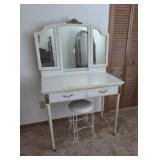 Vanity Dressing Table with Stool