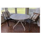 Metal Patio Table and Chairs