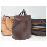 Leather Backpack, Lulu dharma, Guatamala Bag