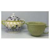 Ceramic Soup Tureen, Handled Mixing Bowl